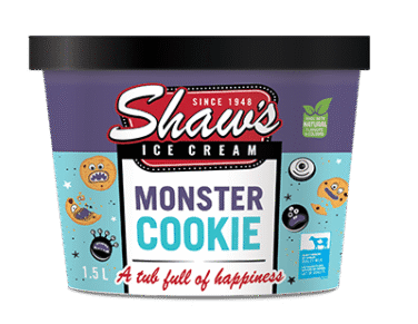 shaw's ice cream monster cookie