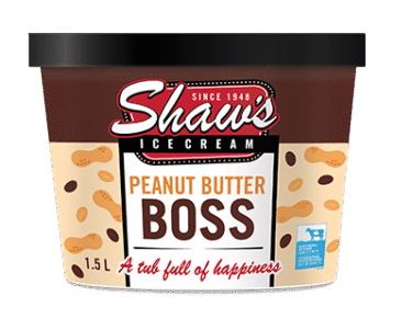 shaw's ice cream peanut butter boss